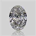 Diamante Natural 0.51 quilates, Ovalado , Color F, claridad VVS1 y certificado GIA