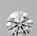 Diamante Natural 0.53 quilates, Redondo , Color J, claridad VS1 y certificado GIA