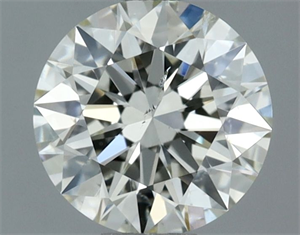 Foto Diamante Natural 0.50 quilates, Redondo , Color J, claridad SI1 y certificado IGI de