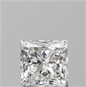 Natural Diamond 1.01 Carats, Princess with  Cut, E Color, VS1 Clarity and Certified by GIA