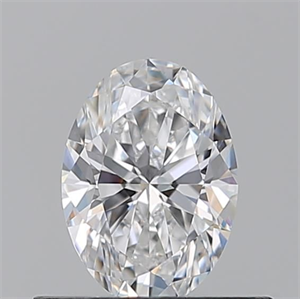 Picture of Natural Diamond 0.50 Carats, Oval with  Cut, D Color, VVS1 Clarity and Certified by GIA