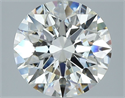 Natural Diamond 2.02 Carats, Round with Excellent Cut, H Color, VS1 Clarity and Certified by GIA