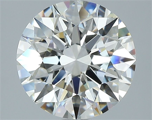 Picture of Natural Diamond 2.02 Carats, Round with Excellent Cut, H Color, VS1 Clarity and Certified by GIA