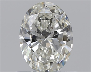 Picture of Natural Diamond 0.46 Carats, Oval with  Cut, I Color, VS1 Clarity and Certified by GIA