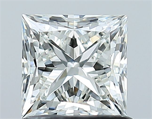 Picture of Natural Diamond 1.01 Carats, Princess with  Cut, I Color, VS2 Clarity and Certified by GIA