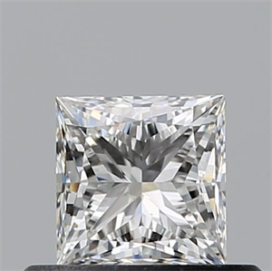Picture of Natural Diamond 0.50 Carats, Princess with  Cut, H Color, VS2 Clarity and Certified by GIA