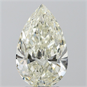 Natural Diamond 3.01 Carats, Pear with  Cut, K Color, SI2 Clarity and Certified by GIA