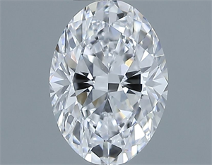 Foto Diamante Natural 0.80 quilates, Ovalado , Color D, claridad VVS2 y certificado GIA de