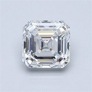Foto Diamante Natural 1.01 quilates, Asscher , Color D, claridad VVS2 y certificado GIA de