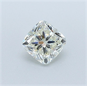 Natural Diamond 0.37 Carats, Cushion with  Cut, L Color, VVS2 Clarity and Certified by GIA