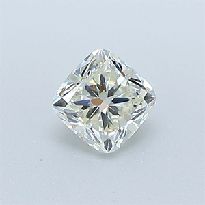 Picture of Natural Diamond 0.37 Carats, Cushion with  Cut, L Color, VVS2 Clarity and Certified by GIA