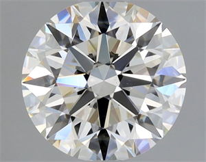 Picture of Natural Diamond 0.90 Carats, Round with Excellent Cut, J Color, VS1 Clarity and Certified by GIA