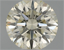 Natural Diamond 0.41 Carats, Round with Excellent Cut, K Color, VS2 Clarity and Certified by IGI