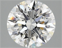 Lab Grown Diamond 2.58 Carats, Round with Excellent Cut, D Color, VVS2 Clarity and Certified by IGI