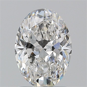 Picture of Natural Diamond 1.20 Carats, Oval with  Cut, F Color, SI1 Clarity and Certified by GIA