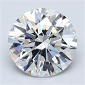 Diamante Natural 4.01 quilates, Redondo , Color F, claridad VVS2 y certificado GIA
