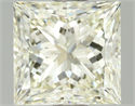 Diamante Natural 1.52 quilates, Princesa , Color K, claridad VVS2 y certificado IGI