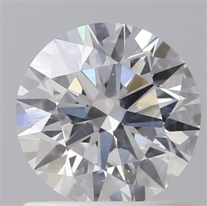 Picture of Natural Diamond 0.80 Carats, Round with Excellent Cut, D Color, SI2 Clarity and Certified by GIA