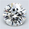 Natural Diamond 5.14 Carats, Round with Excellent Cut, H Color, VS2 Clarity and Certified by GIA
