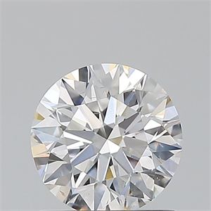 Picture of Natural Diamond 0.80 Carats, Round with Excellent Cut, D Color, SI1 Clarity and Certified by GIA