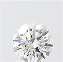 Lab Grown Diamond 1.01 Carats, Round with Ideal Cut, E Color, VVS2 Clarity and Certified by IGI