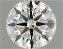 Natural Diamond 0.42 Carats, Round with Excellent Cut, H Color, VS1 Clarity and Certified by GIA
