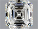 Natural Diamond 2.01 Carats, Asscher with  Cut, H Color, VS2 Clarity and Certified by GIA