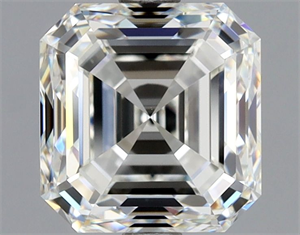 Picture of Natural Diamond 2.01 Carats, Asscher with  Cut, H Color, VS2 Clarity and Certified by GIA