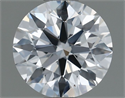 Natural Diamond 0.70 Carats, Round with Excellent Cut, D Color, VS1 Clarity and Certified by GIA
