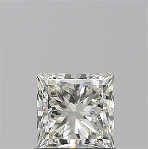Picture of Natural Diamond 0.72 Carats, Princess with  Cut, K Color, VVS1 Clarity and Certified by GIA