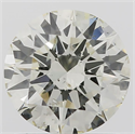 Natural Diamond 1.02 Carats, Round with Excellent Cut, L Color, SI2 Clarity and Certified by IGI