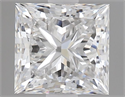 Diamante Natural 0.70 quilates, Princesa , Color F, claridad VVS2 y certificado GIA