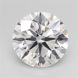 Picture of Lab Grown Diamond 2.12 Carats, Round with Ideal Cut, D Color, IF Clarity and Certified by IGI