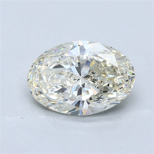 Picture of Natural Diamond 3.01 Carats, Oval with  Cut, K Color, VS2 Clarity and Certified by GIA