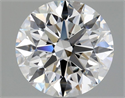 Diamante Natural 1.66 quilates, Redondo , Color F, claridad VVS2 y certificado GIA