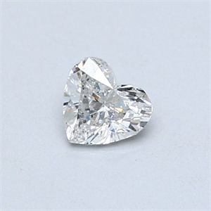 Picture of Natural Diamond 0.31 Carats, Heart with  Cut, G Color, I1 Clarity and Certified by GIA