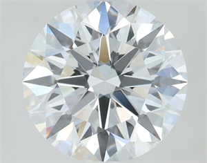 Picture of Lab Grown Diamond 1.10 Carats, Round with Ideal Cut, E Color, VS1 Clarity and Certified by IGI