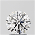 Lab Grown Diamond 1.30 Carats, Round with Ideal Cut, G Color, VVS2 Clarity and Certified by IGI