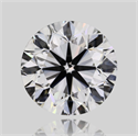 Natural Diamond 0.50 Carats, Round with Very Good Cut, H Color, VS2 Clarity and Certified by GIA