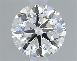 Picture of Natural Diamond 0.71 Carats, Round with Excellent Cut, H Color, SI2 Clarity and Certified by GIA