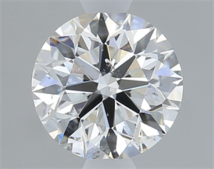 Picture of Natural Diamond 0.71 Carats, Round with Excellent Cut, H Color, SI2 Clarity and Certified by GIA