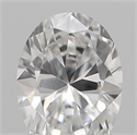 Natural Diamond 0.18 Carats, Oval with  Cut, E Color, VVS2 Clarity and Certified by IGI