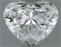 Natural Diamond 0.51 Carats, Heart with  Cut, I Color, VS1 Clarity and Certified by GIA