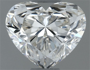 Picture of Natural Diamond 0.51 Carats, Heart with  Cut, I Color, VS1 Clarity and Certified by GIA