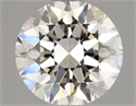 Natural Diamond 0.90 Carats, Round with Excellent Cut, H Color, VS1 Clarity and Certified by GIA