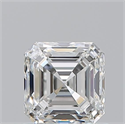 Natural Diamond 1.01 Carats, Asscher with  Cut, G Color, VS1 Clarity and Certified by GIA