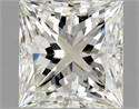 Natural Diamond 0.91 Carats, Princess with  Cut, I Color, VS1 Clarity and Certified by GIA