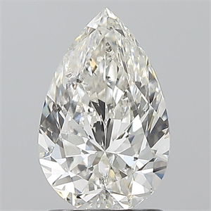 Foto Diamante Natural 1.50 quilates, De pera , Color G, claridad SI2 y certificado GIA de
