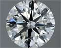 Diamante Natural 0.61 quilates, Redondo , Color G, claridad VVS2 y certificado IGI