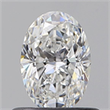 Natural Diamond 0.51 Carats, Oval with  Cut, E Color, VVS1 Clarity and Certified by GIA